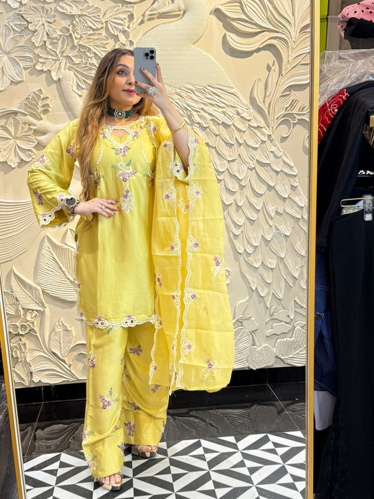 Pakistani 3 Pc Farshi Set
