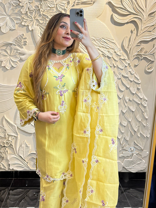 Pakistani 3 Pc Farshi Set